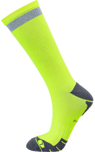 Endurance Torent Reflective Mid Length - Laufstrümpfe - Safety Yellow - Gr. 39/42