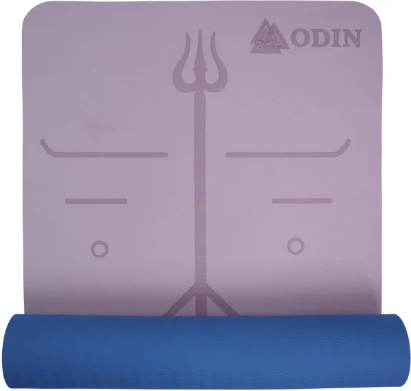 Odin Dual Rosa/Blau TPE Yogamatte 0,6cm
